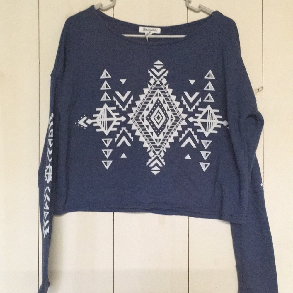Cropped sweatshirt